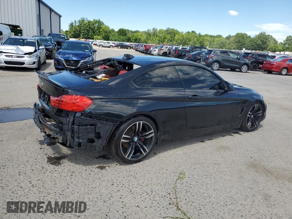 2015 BMW 4 Series 435i xDrive z VIN WBA3R5C55FK189312, wystawiony jako Copart lot #65376555 z przebiegiem 105 112 mil mil oraz Szkoda całkowita • Salvage title. Historia ofert i sprzedaży dostępna na DreamBid. Obrazek 3.