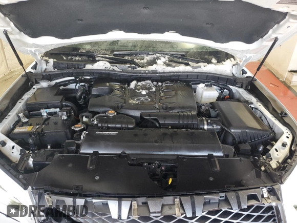 2024 Infiniti QX80 LUXE with VIN JN8AZ2AE4R9328082, listed as a Copart auction lot 41964375 with 27,999 mi miles and Salvage Title. Bid and sale history available at carsss.com. Image 12.