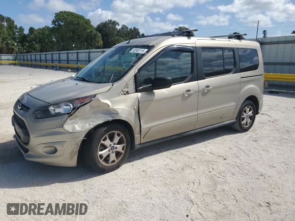 2015 Ford Transit Connect XLT with VIN NM0GS9F77F1185066, listed as a Copart auction lot 52049115 with 85,359 mi miles and Salvage title. Bid and sale history available at DreamBid. Image 1.