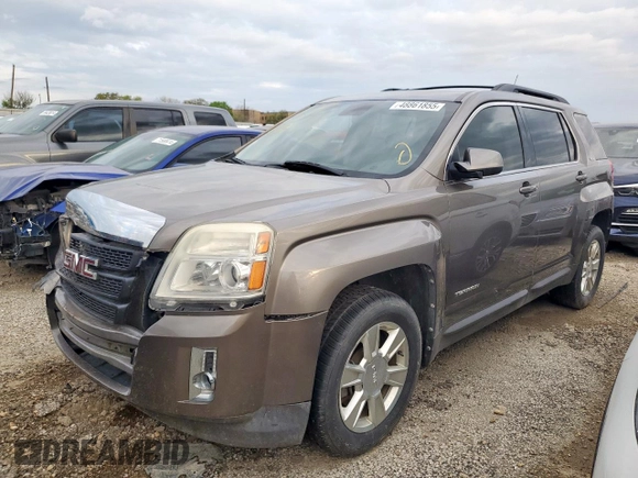 2010 GMC Terrain SLE-2 with VIN 2CTALDEW0A6239335, listed as a Copart auction lot 48861855 with 176,858 mi miles and Salvage Title. Bid and sale history available at carsss.com. Image 1.