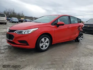 2016 Chevrolet Cruze LS with VIN 1G1BC5SM5G7310510, listed as a Copart auction lot 51629385 with 105,098 mi miles and Salvage Title. Bid and sale history available at carsss.com. Image 1.