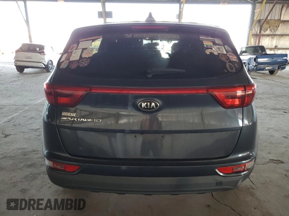 2019 Kia Sportage LX with VIN KNDPM3AC9K7613841, listed as a Copart auction lot 52531705 with 117,425 mi miles and Salvage Title. Bid and sale history available at carsss.com. Image 6.