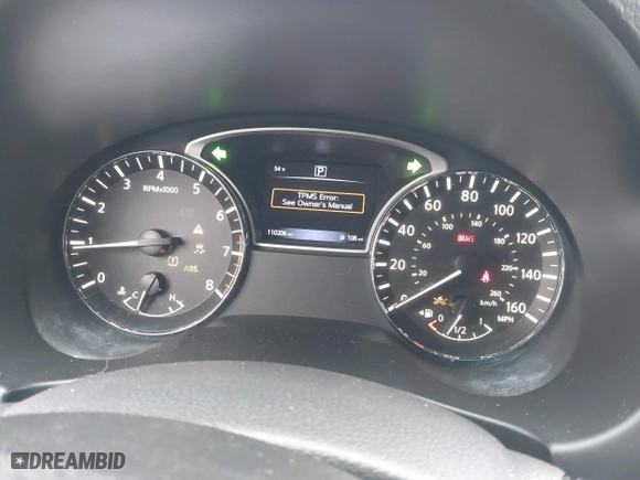 2018 Nissan Altima 2.5 SL with VIN 1N4AL3AP7JC184397, listed as a IAAI auction lot 41333050 with 110,206 mi miles. Bid and sale history available at carsss.com. Image 7.