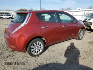 2015 Nissan LEAF SV with VIN 1N4AZ0CP7FC311909, listed as a Copart auction lot 39358473 with 84,576 mi miles. Bid and sale history available at carsss.com. Image 3.