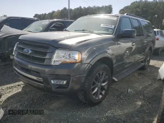 2017 Ford Expedition EL Limited with VIN 1FMJK1KT0HEA76811, listed as a Copart auction lot 49886915 with 117,529 mi miles and Salvage Title. Bid and sale history available at carsss.com. Image 1.