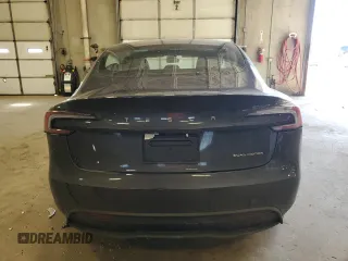 2024 Tesla Model 3 Long Range with VIN 5YJ3E1EBXRF818977, listed as a Copart auction lot 47303885 with 14,189 mi miles and Salvage Title. Bid and sale history available at DreamBid. Image 6.
