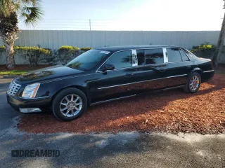 2011 Cadillac DTS Professional Limousine with VIN 1GE7K9C62BU600079, listed as a Copart auction lot 47051225 with 52,328 mi miles and Clean Title. Bid and sale history available at carsss.com. Image 1.