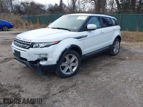 2013 Land Rover Range Rover Evoque Pure Plus with VIN SALVP2BG6DH841943, listed as a IAAI auction lot 41216638 with 122,223 mi miles. Bid and sale history available at carsss.com. Image 2.