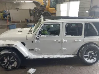 2022 Jeep Wrangler Unlimited Sahara with VIN 1C4HJXEN3NW222744, listed as a IAAI auction lot 41249285 with 43,780 mi miles and . Bid and sale history available at DreamBid. Image 15.