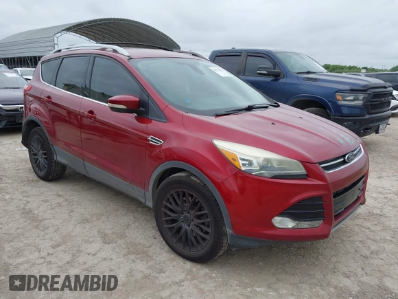 2013 Ford Escape Titanium with VIN 1FMCU0J9XDUD90999, listed as a IAAI auction lot 42373924 with 179,477 mi miles and . Bid and sale history available at DreamBid. Image 1.