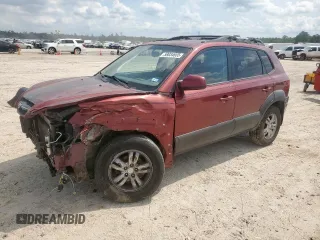2006 Hyundai Tucson GLS with VIN KM8JN72D86U343974, listed as a Copart auction lot 58034665 with 139,063 mi miles and Salvage title. Bid and sale history available at DreamBid. Image 1.