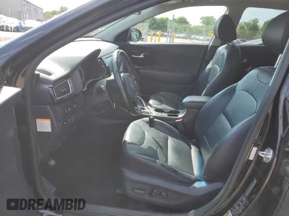 2017 Kia Niro Touring with VIN KNDCE3LC4H5072016, listed as a Copart auction lot 58342094 with 83,163 mi miles and Salvage Title. Bid and sale history available at carsss.com. Image 7.