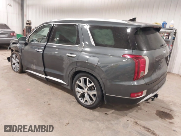 2022 Hyundai Palisade SEL with VIN KM8R4DHE7NU415749, listed as a IAAI auction lot 41207565 with 17,966 mi miles. Bid and sale history available at carsss.com. Image 3.