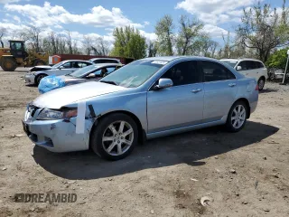 2004 Acura TSX with VIN JH4CL96884C045096, listed as a Copart auction lot 52607435 with 359,636 mi miles and Salvage Title. Bid and sale history available at carsss.com. Image 1.