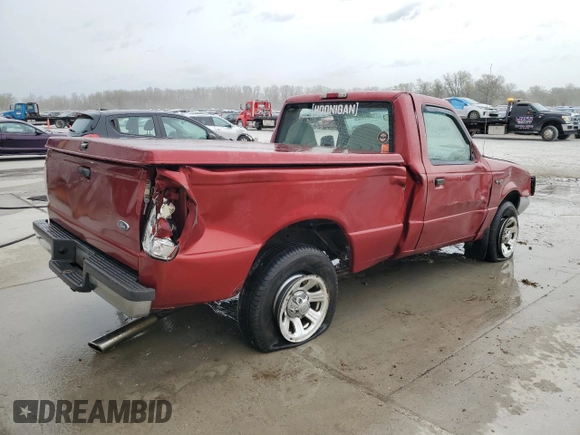 2000 Ford Ranger XL with VIN 1FTYR10C1YPC03166, listed as a Copart auction lot 51484215 with 116,072 mi miles and Salvage Title. Bid and sale history available at carsss.com. Image 3.