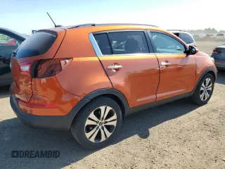 2011 Kia Sportage EX with VIN KNDPCCA25B7101455, listed as a Copart auction lot 63502445 with 93,274 mi miles and Salvage title. Bid and sale history available at DreamBid. Image 3.