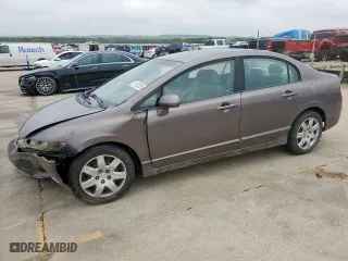 2010 Honda Civic Sdn LX with VIN 19XFA1F57AE018570, listed as a Copart auction lot 51152525 with 150,821 mi miles and Salvage Title. Bid and sale history available at carsss.com. Image 1.