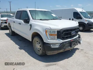 2022 Ford F-150 XL with VIN 1FTFW1E57NKE11717, listed as a IAAI auction lot 42115356 with 50,315 mi miles and . Bid and sale history available at carsss.com. Image 1.