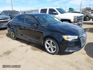 2015 Audi A3 2.0T Premium with VIN WAUBFGFF6F1053958, listed as a IAAI auction lot 41509499 with 85,092 mi miles. Bid and sale history available at carsss.com. Image 1.