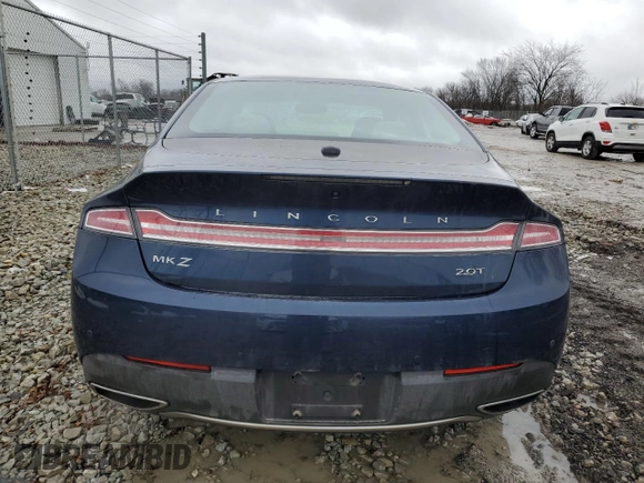 2017 Lincoln MKZ Premiere with VIN 3LN6L5A94HR613581, listed as a Copart auction lot 43383925 with 157,258 mi miles and Salvage Title. Bid and sale history available at DreamBid. Image 6.