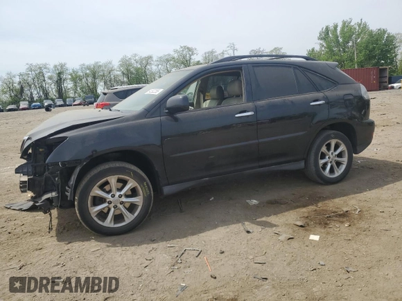 2008 Lexus RX 350 with VIN 2T2HK31U78C074755, listed as a Copart auction lot 54092255 with 200,837 mi miles and Salvage Title. Bid and sale history available at DreamBid. Image 1.