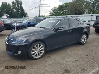 2009 Lexus IS 250 with VIN JTHCK262495034209, listed as a Copart auction lot 62148125 with 170,512 mi miles and Salvage title. Bid and sale history available at DreamBid. Image 1.