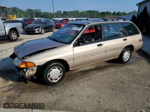 1993 Ford Escort with VIN 1FAPP15J5PW333034, listed as a Copart auction lot 56704265 with 86,691 mi miles and Non repairable. Bid and sale history available at DreamBid. Image 1.