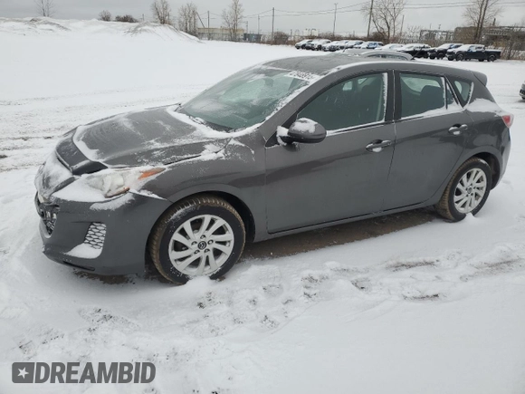 2013 Mazda 3 GX with VIN JM1BL1KF7D1779565, listed as a Copart auction lot 47848915 with 161,048 mi miles and Salvage Title. Bid and sale history available at carsss.com. Image 1.