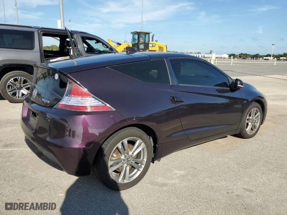 2013 Honda CR-Z with VIN JHMZF1D44DS003176, listed as a Copart auction lot 73867504 with 75,287 mi miles and Non Repairable. Bid and sale history available at carsss.com. Image 3.