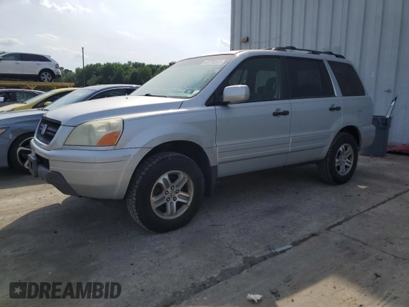 2005 Honda Pilot EX-L with VIN 5FNYF18555B023869, listed as a Copart auction lot 61738505 with 257,121 mi miles and Clean title. Bid and sale history available at DreamBid. Image 1.