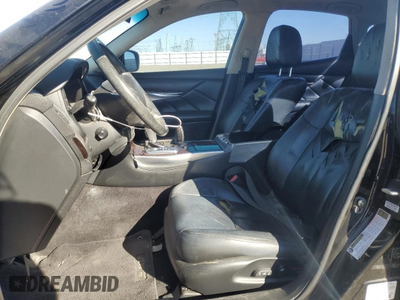 2012 Infiniti M37 with VIN JN1BY1AP4CM331988, listed as a Copart auction lot 80298104 with 165,704 mi miles and Salvage Title. Bid and sale history available at carsss.com. Image 7.