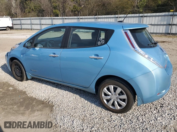 2015 Nissan LEAF SV with VIN 1N4AZ0CP9FC331627, listed as a Copart auction lot 49978385 with 35,196 mi miles and Salvage Title. Bid and sale history available at carsss.com. Image 2.