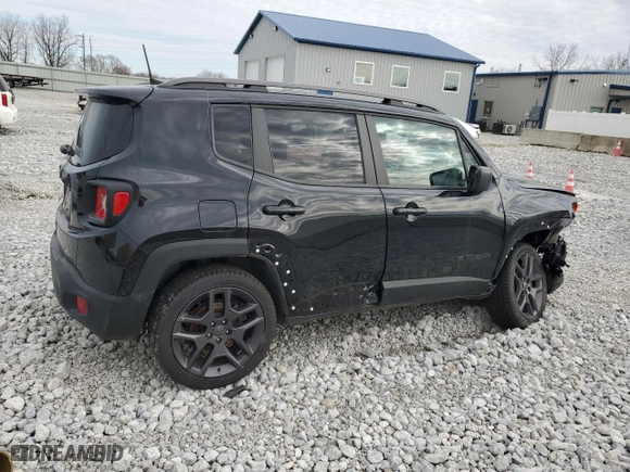 2021 Jeep Renegade 80th Anniversary with VIN ZACNJDBB0MPM33663, listed as a Copart auction lot 47292215 with 0 mi miles and Salvage Title. Bid and sale history available at carsss.com. Image 3.