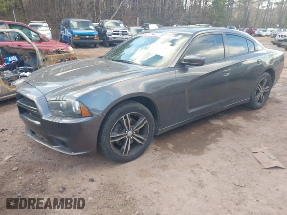 2014 Dodge Charger SXT Plus with VIN 2C3CDXJG7EH138261, listed as a IAAI auction lot 41546437 with 224,129 mi miles. Bid and sale history available at carsss.com. Image 2.