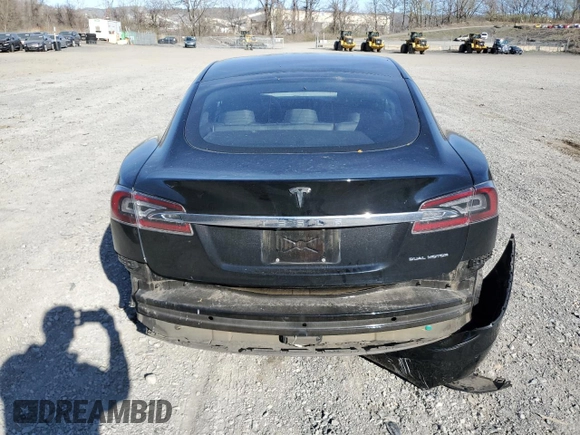 2019 Tesla Model S 75D with VIN 5YJSA1E21KF311317, listed as a Copart auction lot 53268765 with 81,898 mi miles and Salvage title. Bid and sale history available at DreamBid. Image 6.
