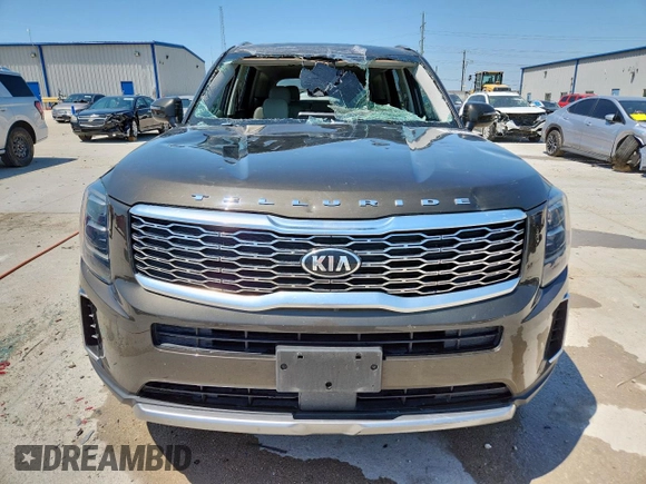2021 Kia Telluride EX with VIN 5XYP34HCXMG188876, listed as a Copart auction lot 58031525 with 74,182 mi miles and Salvage title. Bid and sale history available at DreamBid. Image 5.