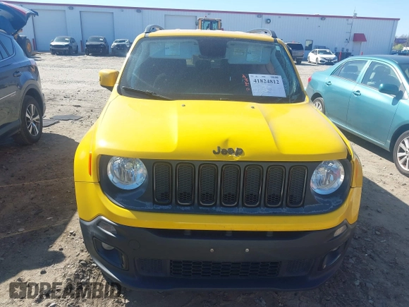 2018 Jeep Renegade Latitude z VIN ZACCJABB2JPG84382, wystawiony jako IAAI lot #41824812 z przebiegiem Nie podano mil oraz . Historia ofert i sprzedaży dostępna na DreamBid. Obrazek 12.