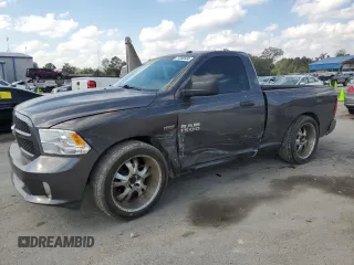 2017 Ram 1500 Express with VIN 3C6JR6AT0HG664982, listed as a Copart auction lot 77386684 with 109,175 mi miles and Salvage title. Bid and sale history available at DreamBid. Image 1.