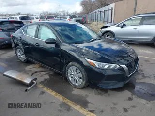 2020 Nissan Sentra S with VIN 3N1AB8BV1LY231895, listed as a IAAI auction lot 41807223 with 74,274 mi miles. Bid and sale history available at carsss.com. Image 1.