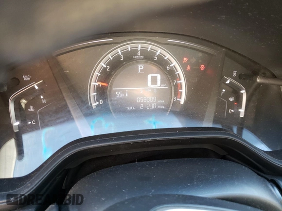 2019 Honda CR-V LX with VIN 2HKRW6H32KH224190, listed as a Copart auction lot 71834382 with 53,089 mi miles. Bid and sale history available at carsss.com. Image 9.