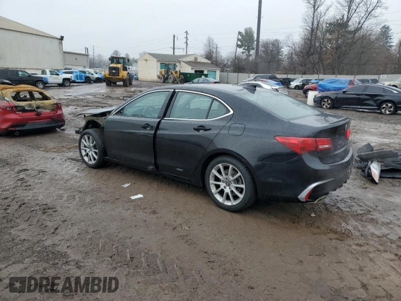 2018 Acura TLX with VIN 19UUB2F33JA005828, listed as a Copart auction lot 41852495 with 53,990 mi miles and Salvage Title. Bid and sale history available at carsss.com. Image 2.