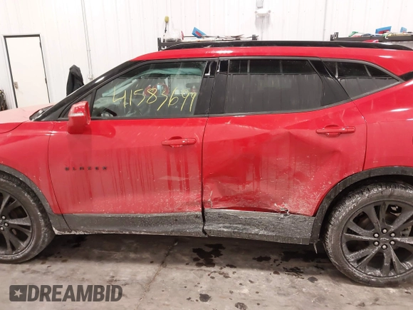 2020 Chevrolet Blazer RS with VIN 3GNKBKRS5LS721180, listed as a IAAI auction lot 41583699 with 65,383 mi miles and . Bid and sale history available at DreamBid. Image 14.
