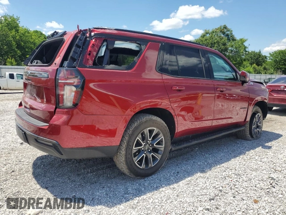 2021 Chevrolet Tahoe Z71 z VIN 1GNSKPKD9MR349131, wystawiony jako Copart lot #59009405 z przebiegiem 24 115 mil mil oraz Szkoda całkowita • Salvage title. Historia ofert i sprzedaży dostępna na DreamBid. Obrazek 3.