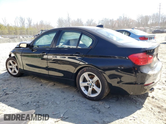 2015 BMW 3 Series 328i xDrive with VIN WBA3B5C5XFP653640, listed as a Copart auction lot 48363945 with 0 mi miles and Salvage Title. Bid and sale history available at carsss.com. Image 2.