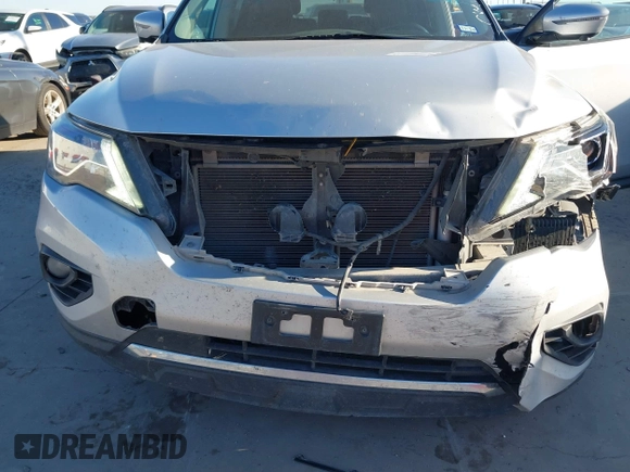 2018 Nissan Pathfinder S with VIN 5N1DR2MN8JC609390, listed as a IAAI auction lot 41113373 with 118,933 mi miles and . Bid and sale history available at DreamBid. Image 6.