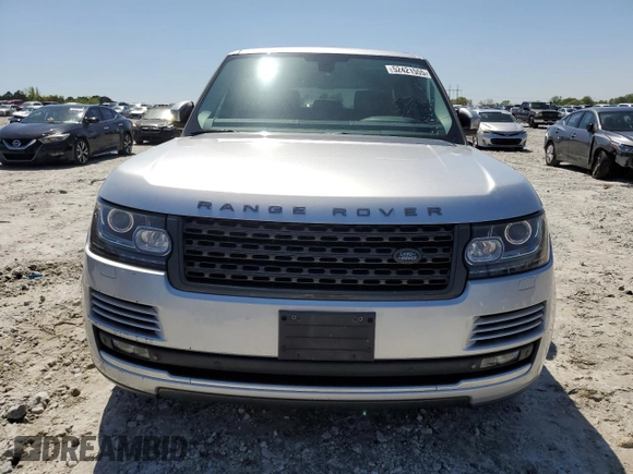2015 Land Rover Range Rover HSE with VIN SALGS2VFXFA225880, listed as a Copart auction lot 52421555 with Not provided miles and Clean title. Bid and sale history available at DreamBid. Image 5.