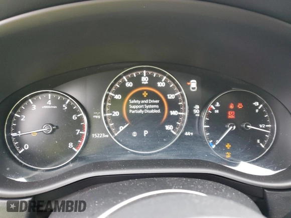 2023 Mazda CX-30 S Carbon Edition with VIN 3MVDMBCM5PM556195, listed as a Copart auction lot 47013945 with 15,223 mi miles and Salvage Title. Bid and sale history available at DreamBid. Image 9.