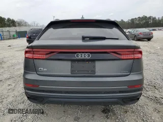2020 Audi Q8 Premium Plus with VIN WA1EVAF19LD016508, listed as a Copart auction lot 44866694 with 49,835 mi miles and Salvage title. Bid and sale history available at DreamBid. Image 6.