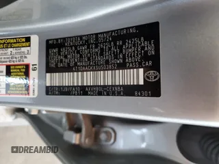 2025 Toyota Camry LE with VIN 4T1DAACKXSU503852, listed as a Copart auction lot 50098065 with 12,003 mi miles and Salvage Title. Bid and sale history available at DreamBid. Image 12.