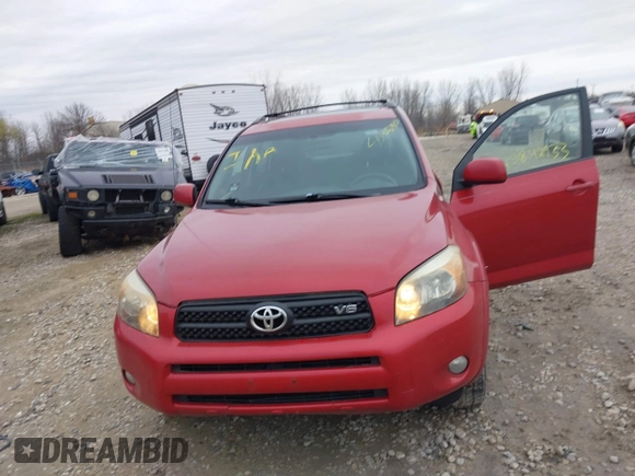 2007 Toyota RAV4 Sport with VIN JTMBK32V776012182, listed as a IAAI auction lot 40842933 with 144,043 mi miles. Bid and sale history available at carsss.com. Image 6.